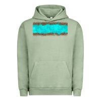 Pigment Oil Green turquoise leopard Urban Hoodie - JahusDesignShop