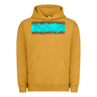 Pigment Peanut Butter turquoise leopard Urban Hoodie - JahusDesignShop