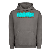 Pigment Tornado turquoise leopard Urban Hoodie - JahusDesignShop