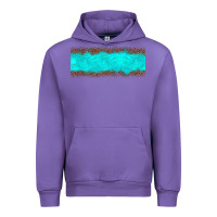 Tulip turquoise leopard Urban Hoodie - JahusDesignShop