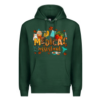 Sports Green medical assistant Premium Hoodie - AdoDesignShop