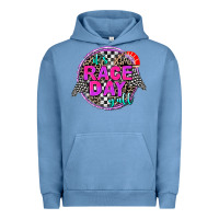 Pigment Pebble Blue it's race day y'all Urban Hoodie - AdoDesignShop