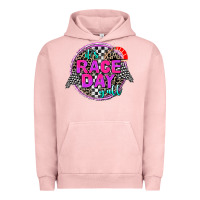 Pigment Salmon it's race day y'all Urban Hoodie - AdoDesignShop