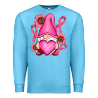Ocean Blue Breast Cancer gnomes Premium Sweatshirt - RanaPortraitStore