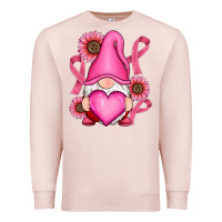 Pale Pink Breast Cancer gnomes Premium Sweatshirt - RanaPortraitStore