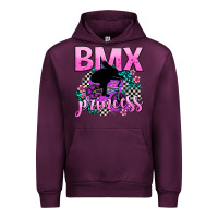 Mauve Wine bmx princess Urban Hoodie - AdoDesignShop
