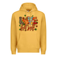 Mustard love fall  yall Premium Hoodie - AdoDesignShop