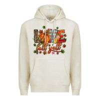 Oatmeal Heather love fall  yall Premium Hoodie - AdoDesignShop