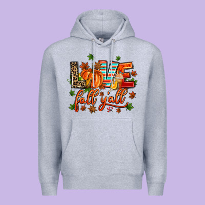 Love Fall  Yall Premium Hoodie Designed By Adodesignshop