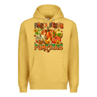 Antique Gold farm fresh pupkins Premium Hoodie - AdoDesignShop