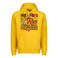 Lemon farm fresh pupkins Premium Hoodie - AdoDesignShop