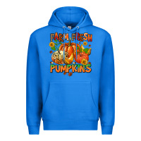 True Royal farm fresh pupkins Premium Hoodie - AdoDesignShop