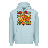 Blue Mist farm fresh pupkins Premium Hoodie - AdoDesignShop