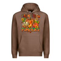 Chestnut farm fresh pupkins Premium Hoodie - AdoDesignShop