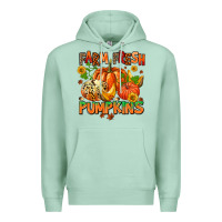 Seafoam farm fresh pupkins Premium Hoodie - AdoDesignShop