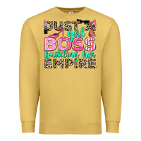Antique Gold just a girl boss building her empire Premium Sweatshirt - texasbilliewilder