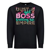 Black just a girl boss building her empire Premium Sweatshirt - texasbilliewilder
