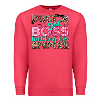 Cardinal just a girl boss building her empire Premium Sweatshirt - texasbilliewilder