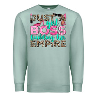 Seafoam just a girl boss building her empire Premium Sweatshirt - texasbilliewilder