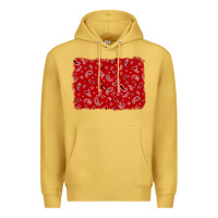 Antique Gold bandana background Premium Hoodie - AdoDesignShop