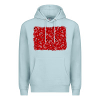 Blue Mist bandana background Premium Hoodie - AdoDesignShop