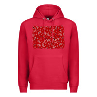 Cardinal bandana background Premium Hoodie - AdoDesignShop