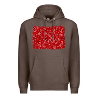 Coffee bandana background Premium Hoodie - AdoDesignShop