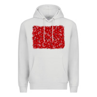 Dove Grey bandana background Premium Hoodie - AdoDesignShop