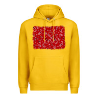 Lemon bandana background Premium Hoodie - AdoDesignShop