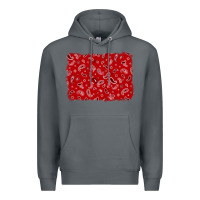 Rock bandana background Premium Hoodie - AdoDesignShop