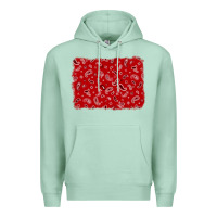 Seafoam bandana background Premium Hoodie - AdoDesignShop