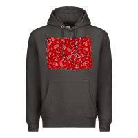Smoke bandana background Premium Hoodie - AdoDesignShop