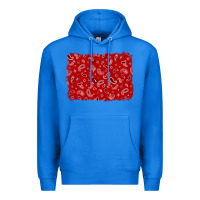 True Royal bandana background Premium Hoodie - AdoDesignShop