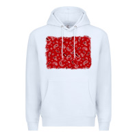 White bandana background Premium Hoodie - AdoDesignShop