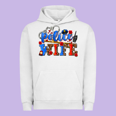 Police Wife Urban Hoodie Designed By Adodesignshop