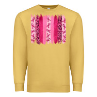 Antique Gold Breast Cancer Brushstrokes Premium Sweatshirt - RanaPortraitStore