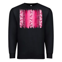 Black Breast Cancer Brushstrokes Premium Sweatshirt - RanaPortraitStore