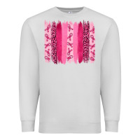 Dove Grey Breast Cancer Brushstrokes Premium Sweatshirt - RanaPortraitStore