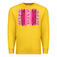 Lemon Breast Cancer Brushstrokes Premium Sweatshirt - RanaPortraitStore