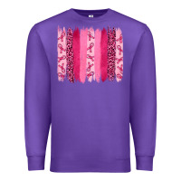 Purple Breast Cancer Brushstrokes Premium Sweatshirt - RanaPortraitStore