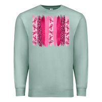Seafoam Breast Cancer Brushstrokes Premium Sweatshirt - RanaPortraitStore