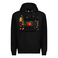 Black santa's favorite student assistant Premium Hoodie - AdoDesignShop