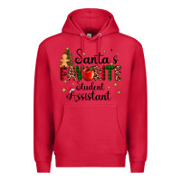 Cardinal santa's favorite student assistant Premium Hoodie - AdoDesignShop
