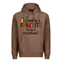 Chestnut santa's favorite student assistant Premium Hoodie - AdoDesignShop