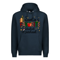 Navy santa's favorite student assistant Premium Hoodie - AdoDesignShop