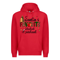 Red santa's favorite student assistant Premium Hoodie - AdoDesignShop