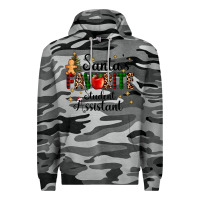 Slate Camo santa's favorite student assistant Premium Hoodie - AdoDesignShop