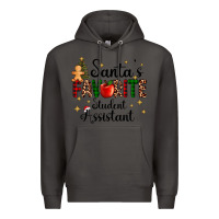 Smoke santa's favorite student assistant Premium Hoodie - AdoDesignShop