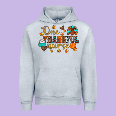 One Thankful Nurse Urban Hoodie Designed By Jahusdesignshop