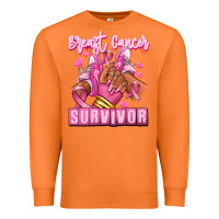 Carrot Breast Cancer survivor afro girl sneakers Premium Sweatshirt - RanaPortraitStore